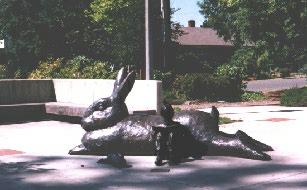 bronze sculpture by Northwest artist Georgia Gerber